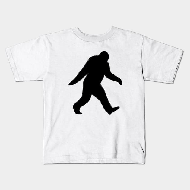 Bigfoot Kids T-Shirt by Coffee Squirrel